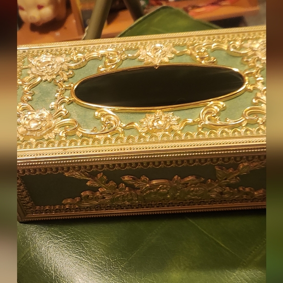 Gorgeous vintage mcm tissue box holder - Picture 6 of 7